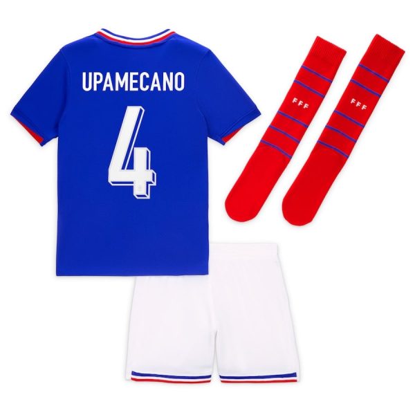 Maillot Kit Enfant Equipe de France Domicile 2024 2025 Upamecano