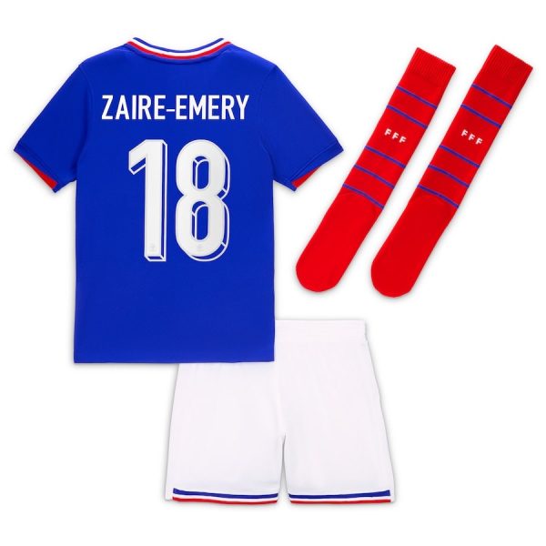 Maillot Kit Enfant Equipe de France Domicile 2024 2025 Zaire Emery