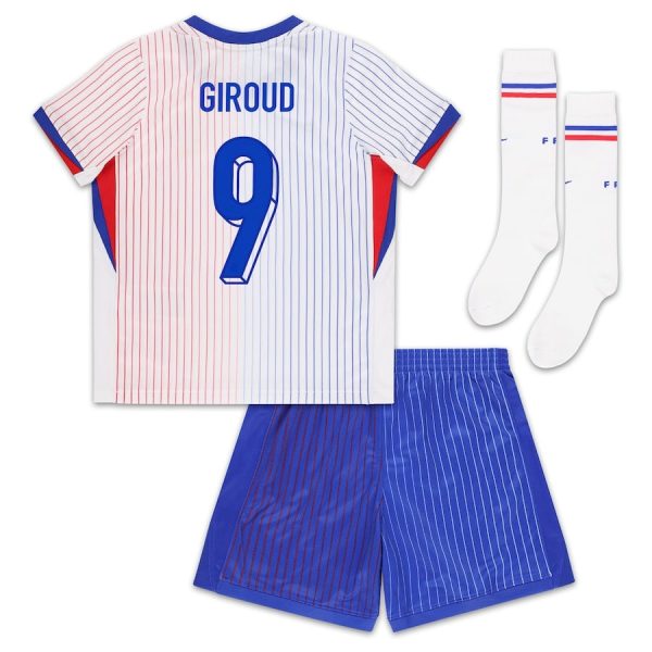 Maillot Kit Enfant Equipe de France Giroud 2024 2025 Exterieur